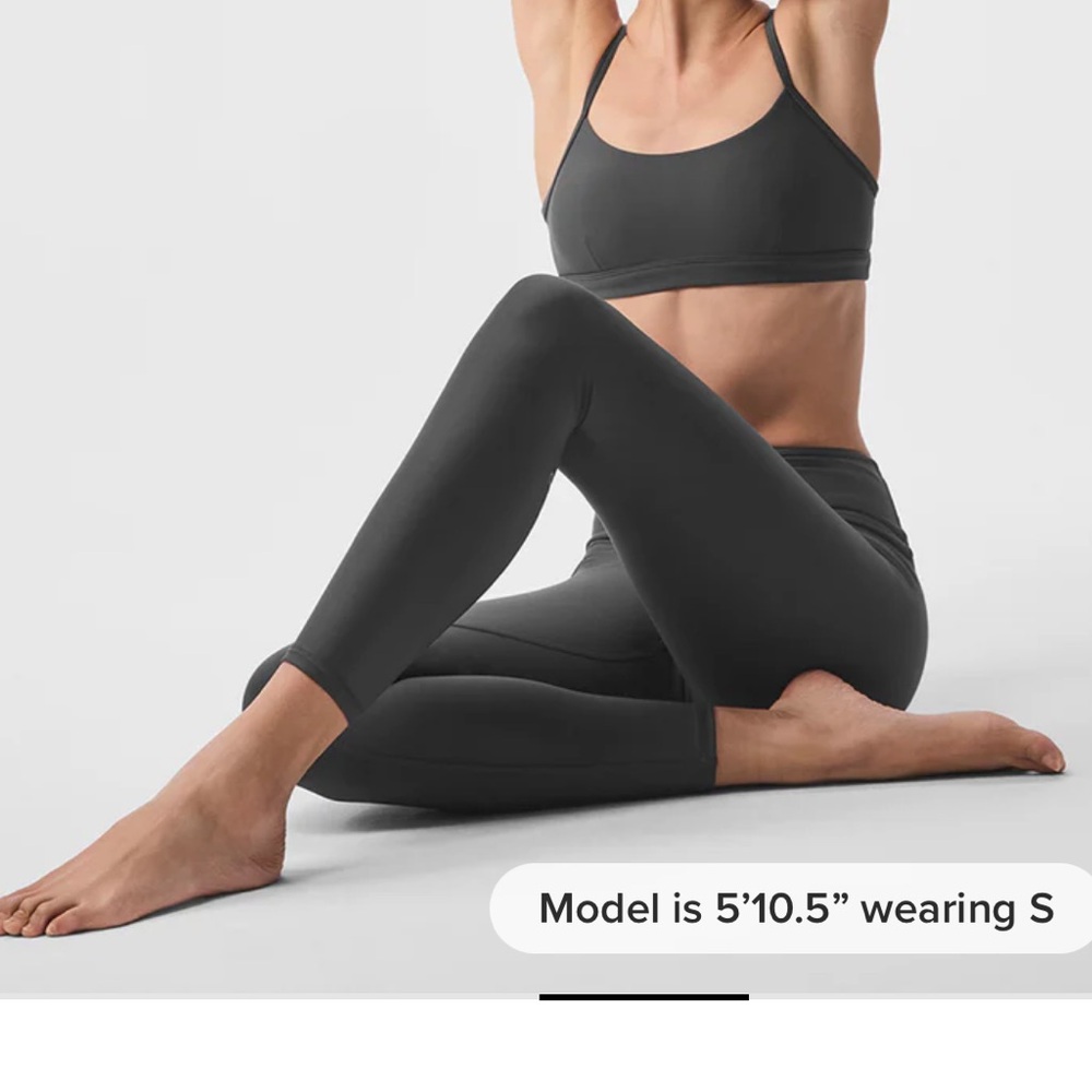 ALO High-Waist Airlift Legging in Anthracite Size XS